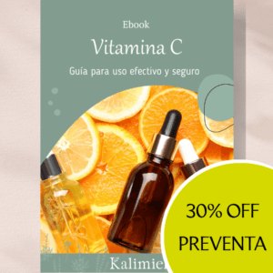 Ebook "Vitamina C: Guía para uso efectivo y seguro en formulación de cosmética natural" (PREVENTA)